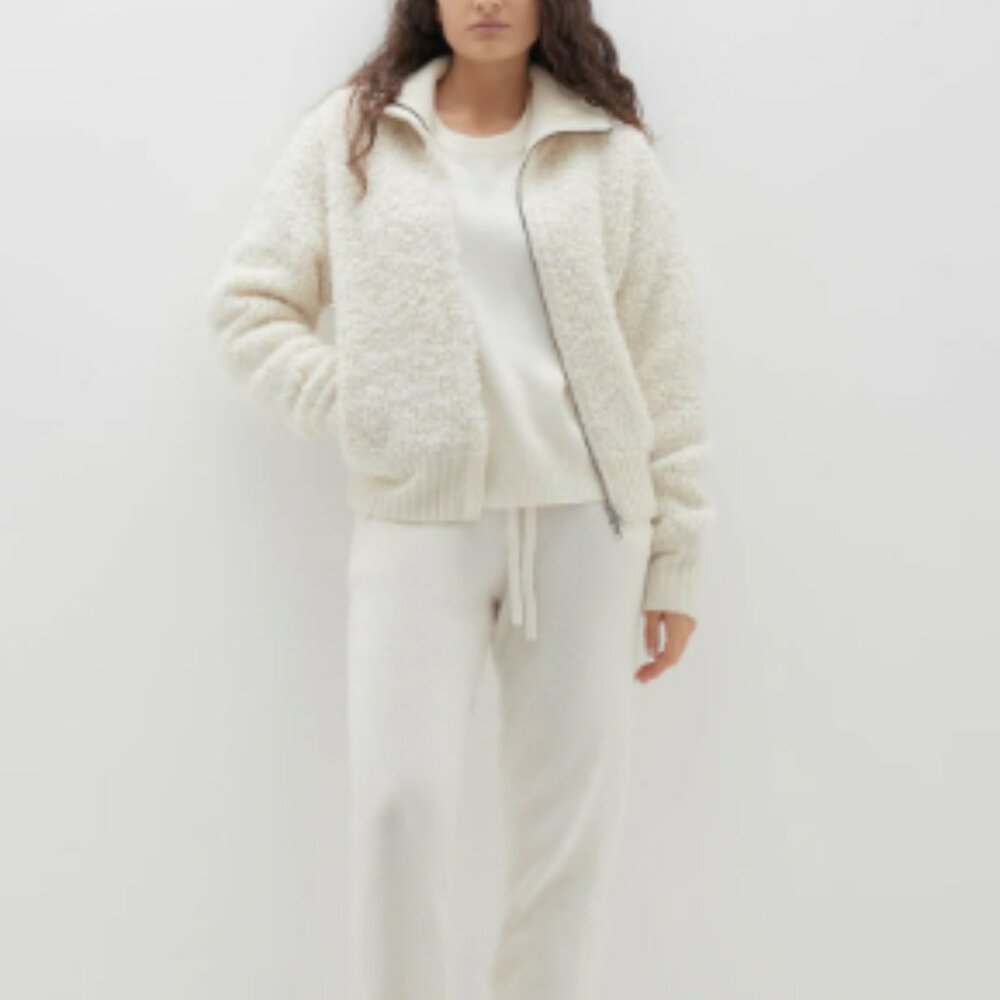 NADINE TEDDY CASHMERE BLEND JACKET from NAKEDCASHMERE